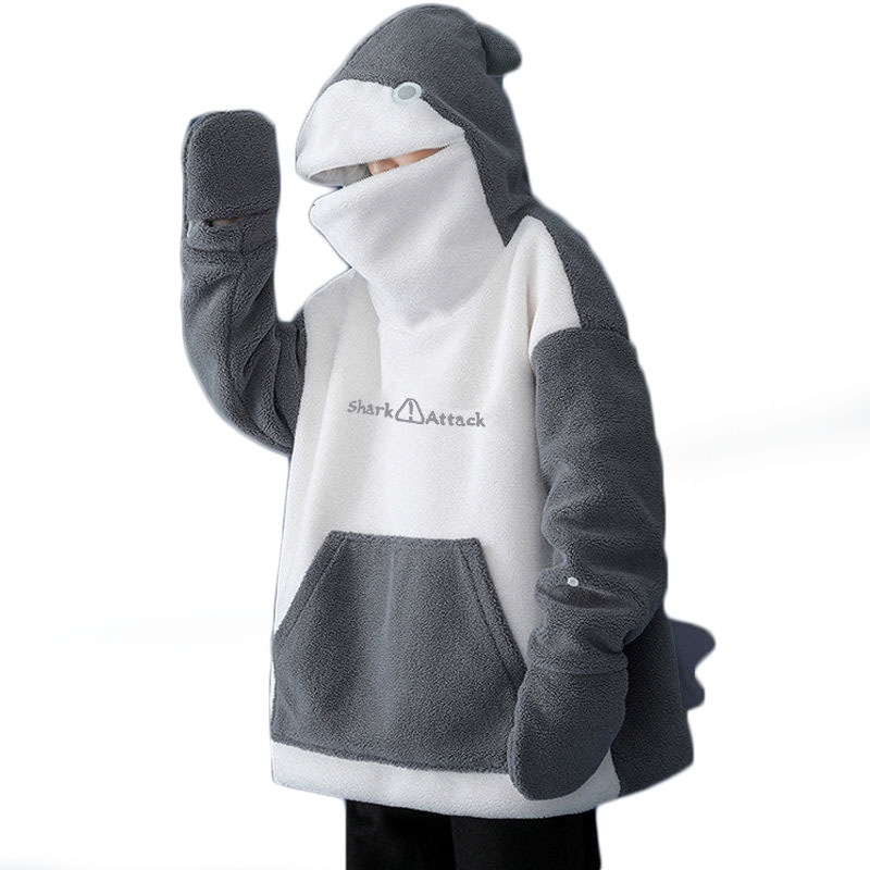 サメパーカーシンプル 寝間着 もこもこ 長袖 メンズ ふわふわ 部屋着 冬服 正規品新品未使用品 トップス カップル サメパーカーシンプル 寝間着 もこもこ 長袖 メンズ ふわふわ 部屋着 冬服 正規品新品未使用品 トップス カップル