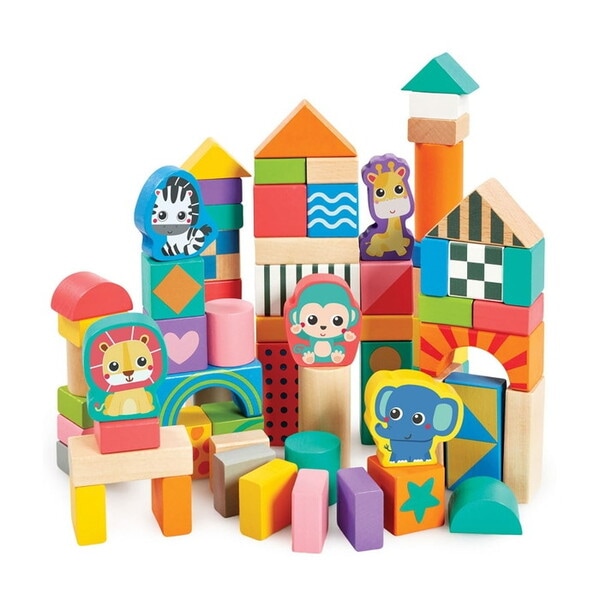 Early Learning Centre WOODEN BRICKS 木製 カラフルつみき アニマル 200939