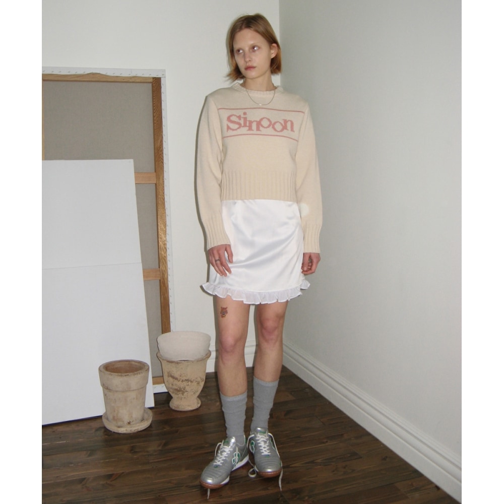SINOON SINOON プルオーバーニット (アイボリー)