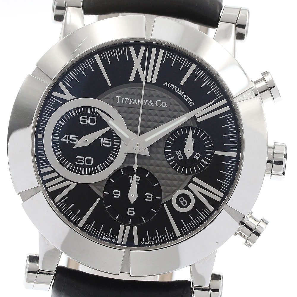 ティファニー TIFFANY&Co. Z1000.82.12A10A71A アトラス ジェント クロノグラフ デイト 自動巻き メンズ 保証書付き_920245【中古】