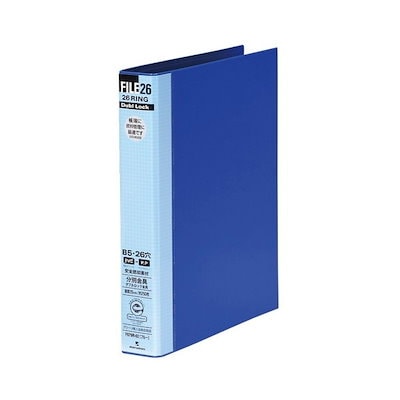 他サイト： メタルバインダー(ダブロック) B5タテ 内径30mm ブルー マルマン F679R-02の商品画像