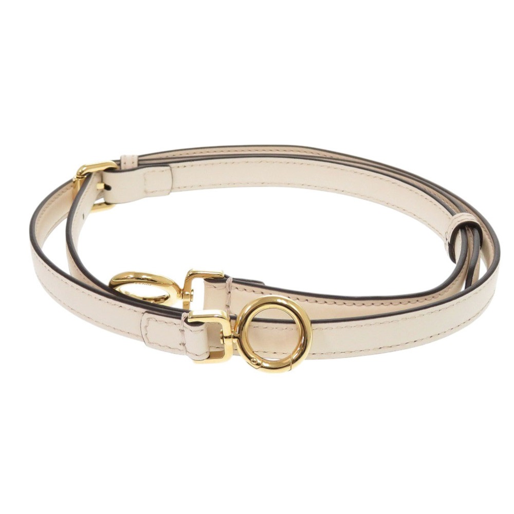 新品同様 ピーカブー用 ショルダーストラップ レザー アイボリー 1665【中古】 レディース