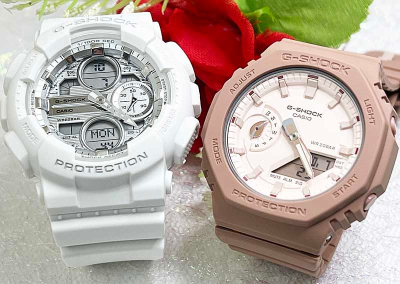 恋人たちのGショック ペアウオッチ gショック 人気 婚約　夫婦 高級　クリスマス プレゼント おすすめG-SHOCK ペア腕時計 カシオ 2本セット gショック GMA-S140VA-7AJFGM