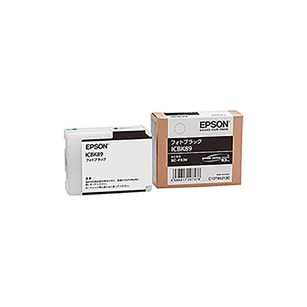(純正品) EPSON エプソン インクカートリッジ (ICBK89 フォトブラック)