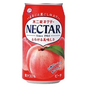 (まとめ買い)不二家 ネクターピーチ 350ml 缶 48本入り(24本×2ケース)