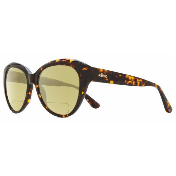 サングラス REVO ROSE Cat Eye Polarized BIFOCAL Sunglasses in Tortoise Havana 55mm 41 Option