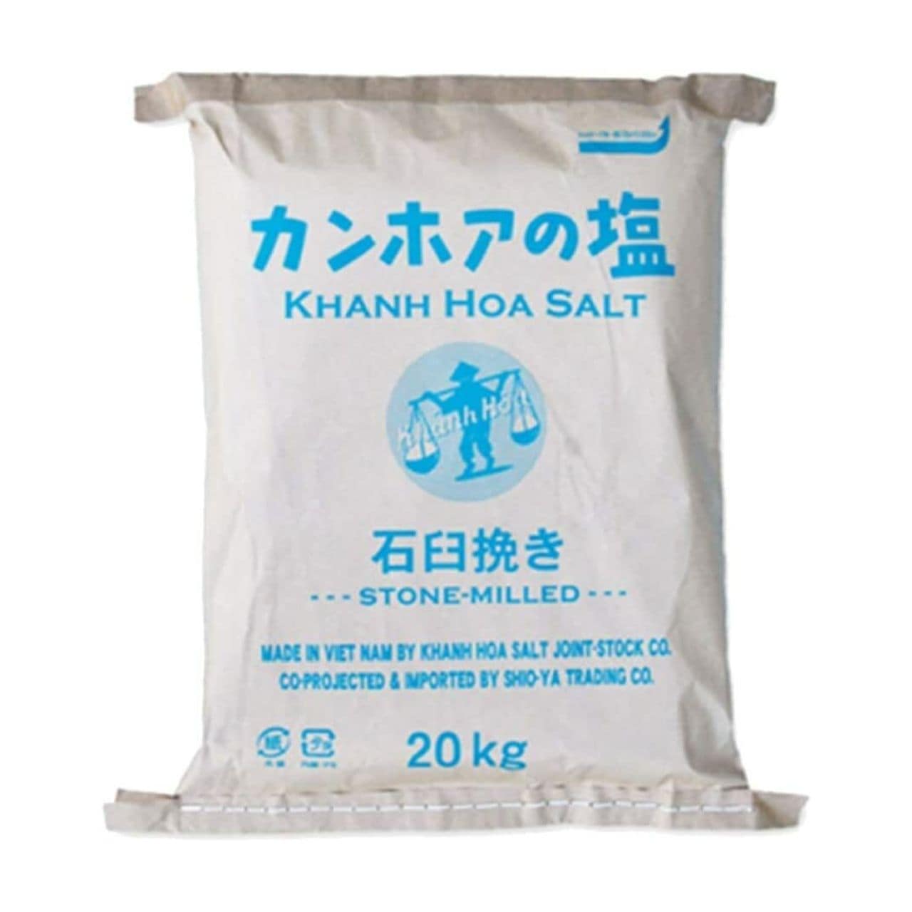 カンホアの塩 石臼挽き 20kg ×3 カンホア お塩 塩 しお ソルト salt 天日塩 ベトナムの塩 ミネラル 天日 天然塩 海水100%