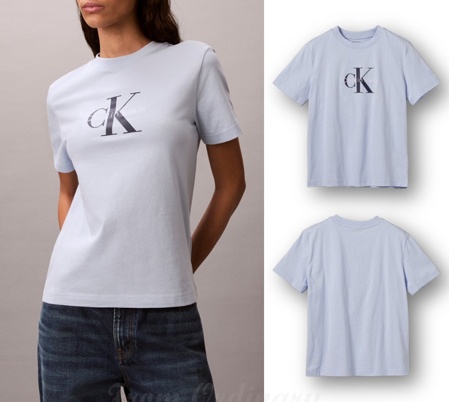 Womens Classic Mono Logo T-Shirt (47B865G-C1O)