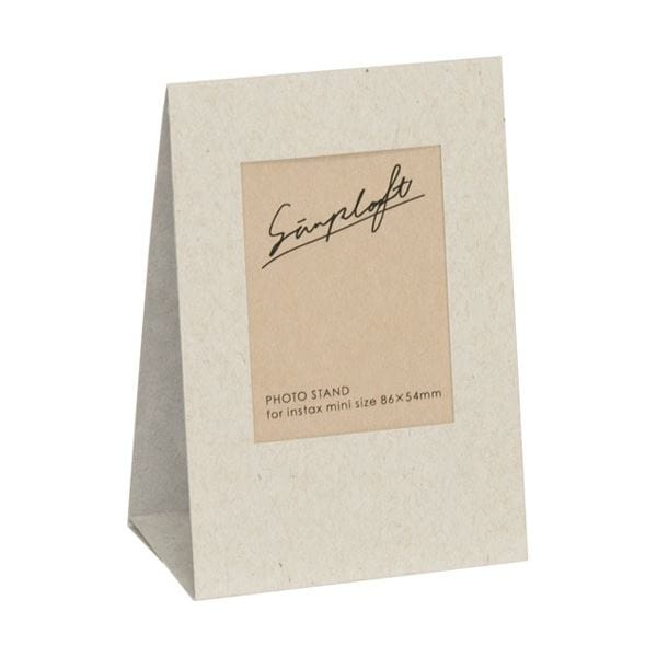 (まとめ) ナカバヤシ シンプラフト フォトスタンドチェキ ホワイト PSC-SPT-W 1パック(3個) (×50セット)