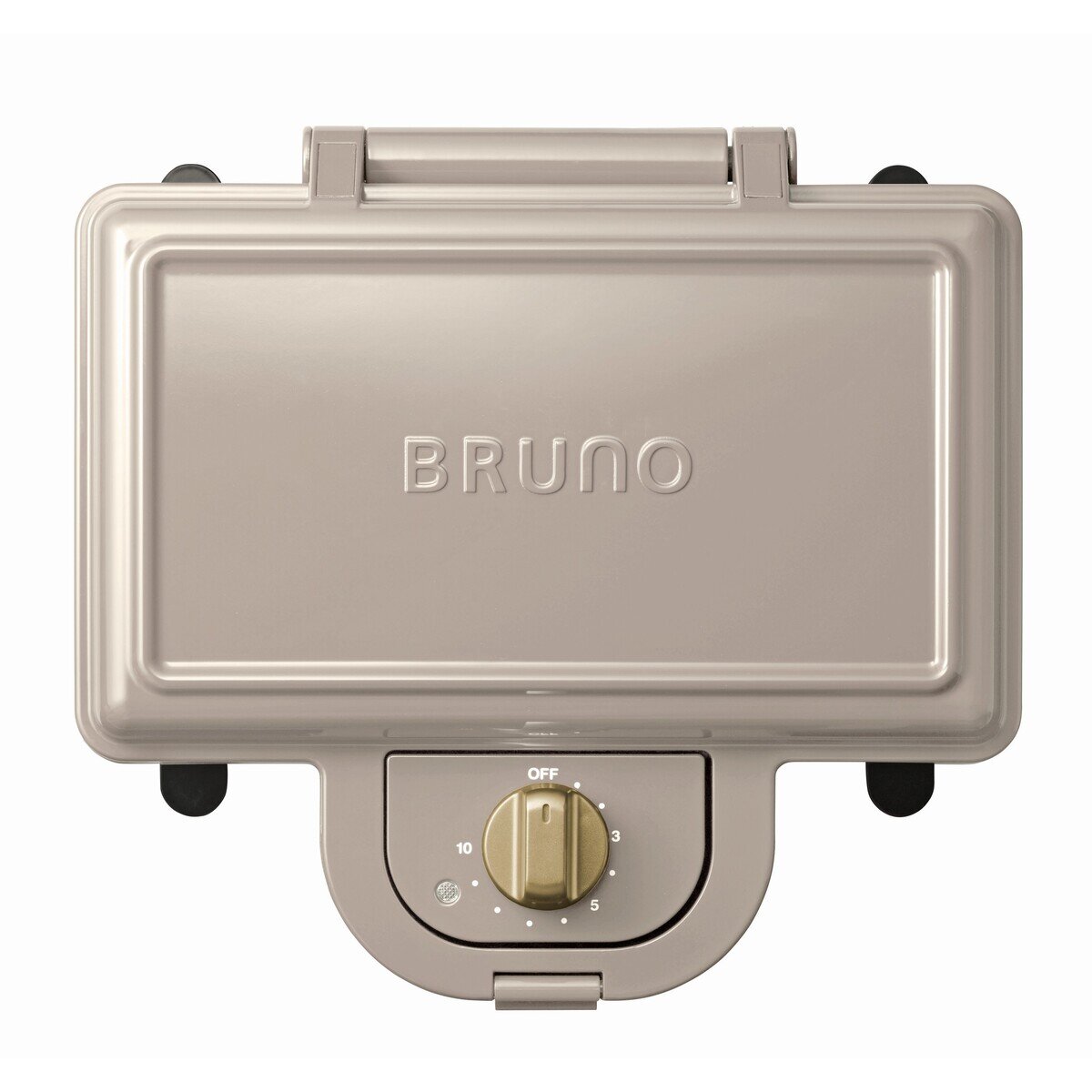 ブルーノ ホットサンドメーカー ダブル グレージュ BOE044-GRG