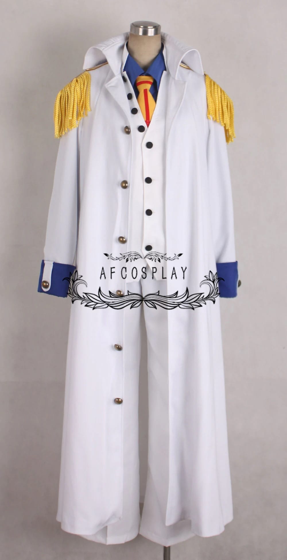 ワンピース元海軍三上将青キジク賛アニメコスプレ衣装