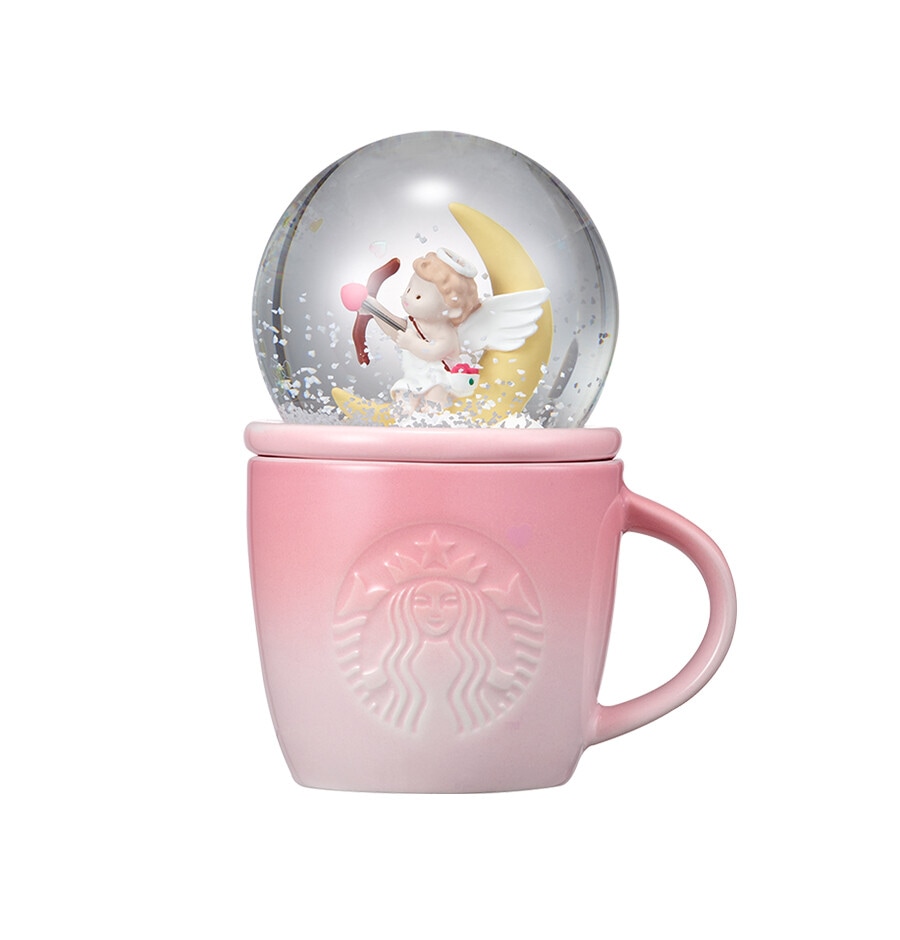 Starbucks Korea スターバックスコリア2021バレンタインデー限定キューピッドウォーターグローブデミマグ89ml+追跡番号
