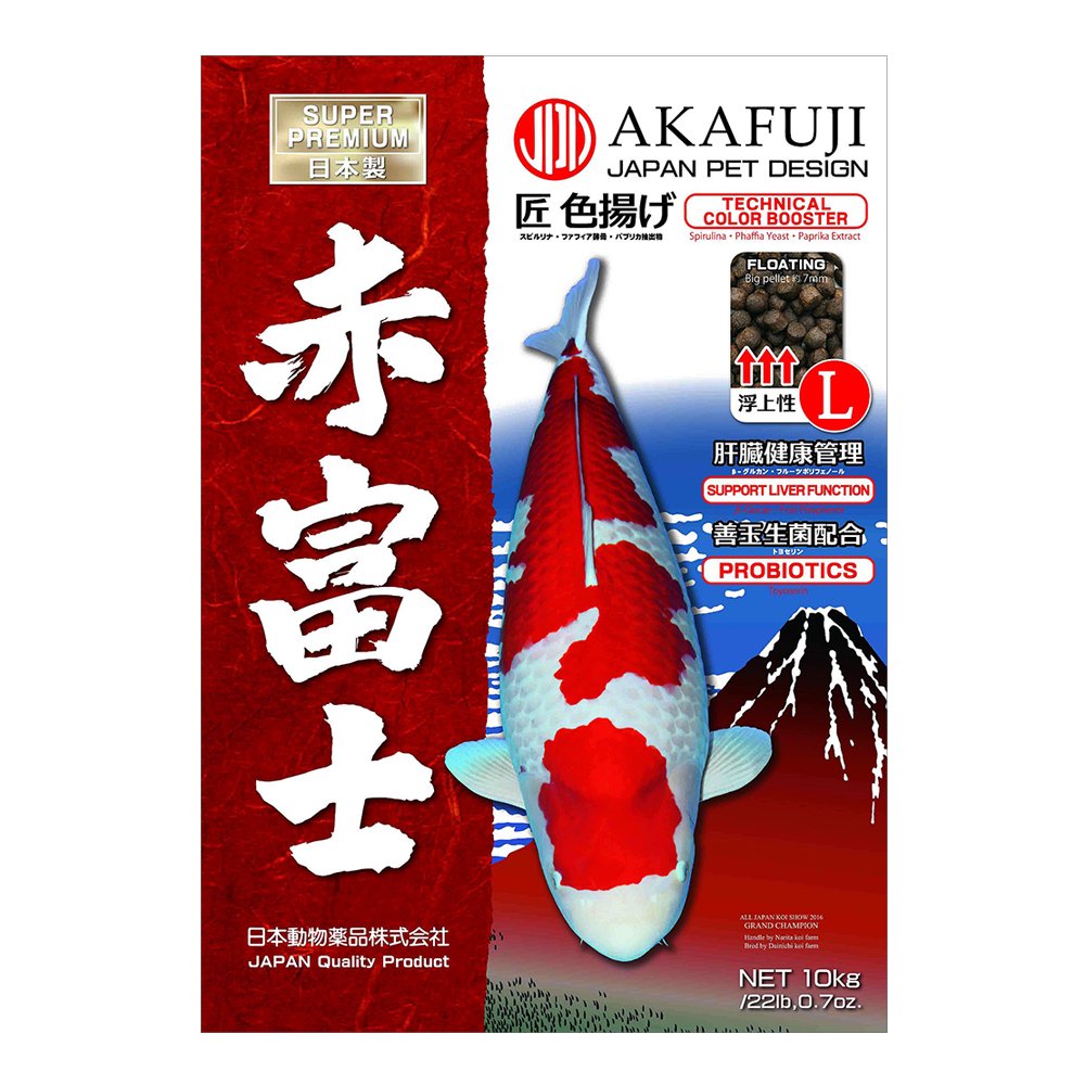 日本動物薬品　ニチドウ　赤富士　匠色揚げ　浮上性　Ｌ　１０ｋｇ　ＣＲＣ10―41―70―10―00
