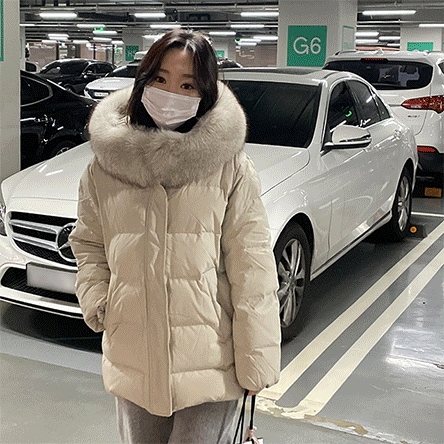 リアルフォックスファー グースダウン