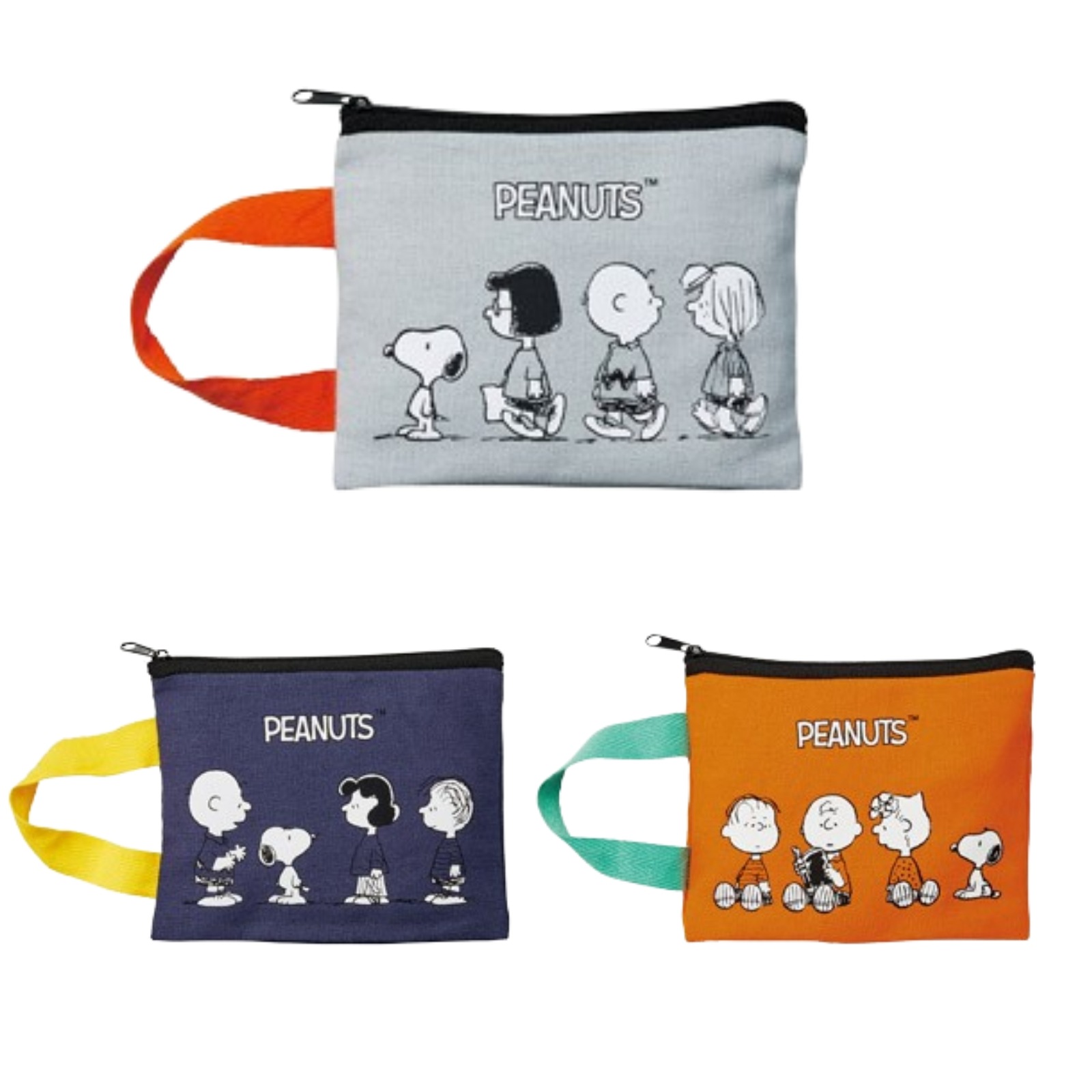 360個セット スヌーピー コットンポーチ 3色取混ぜ 綿100% PEANUTS キャラクター ポーチ 小物入れ 収納 プチギフト 景品 粗品 並行輸入品