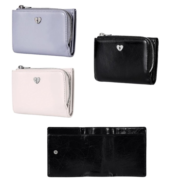 HEARTY ZIPPER WALLET