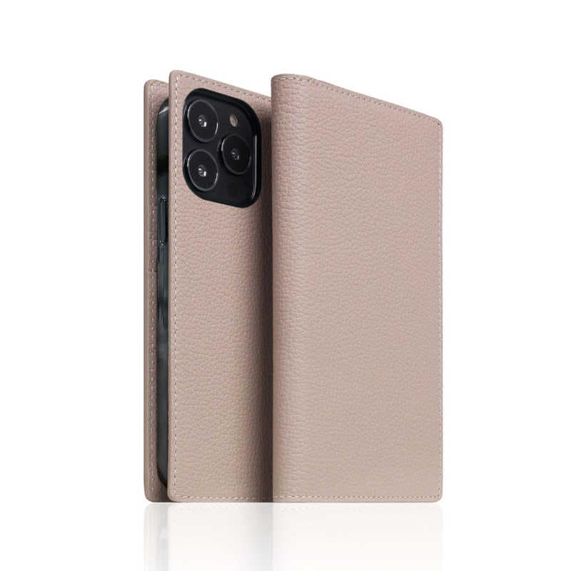 ROA　Full Grain Leather Case for iPhone 13 Pro ライトクリーム SLG Design　SD22124I13PLC