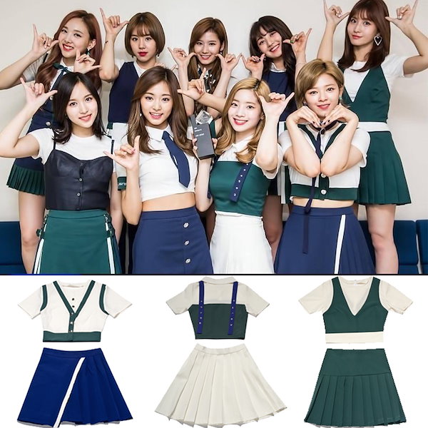 Qoo10] 品質保証TWICE 応援団 演出服 トゥ