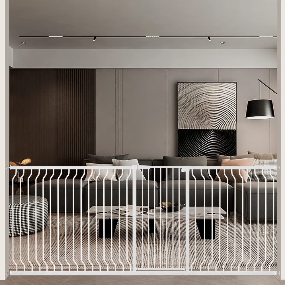 Seogva ベビーゲート ハイタイプ 高さ103cm 拡張フレーム付き 自動ロック 高さ100cm以上つっぱり式 穴開け不要 前後90度開閉 セーフティー安全ゲート 扉開閉式 二重ロック ブラック 21,134円