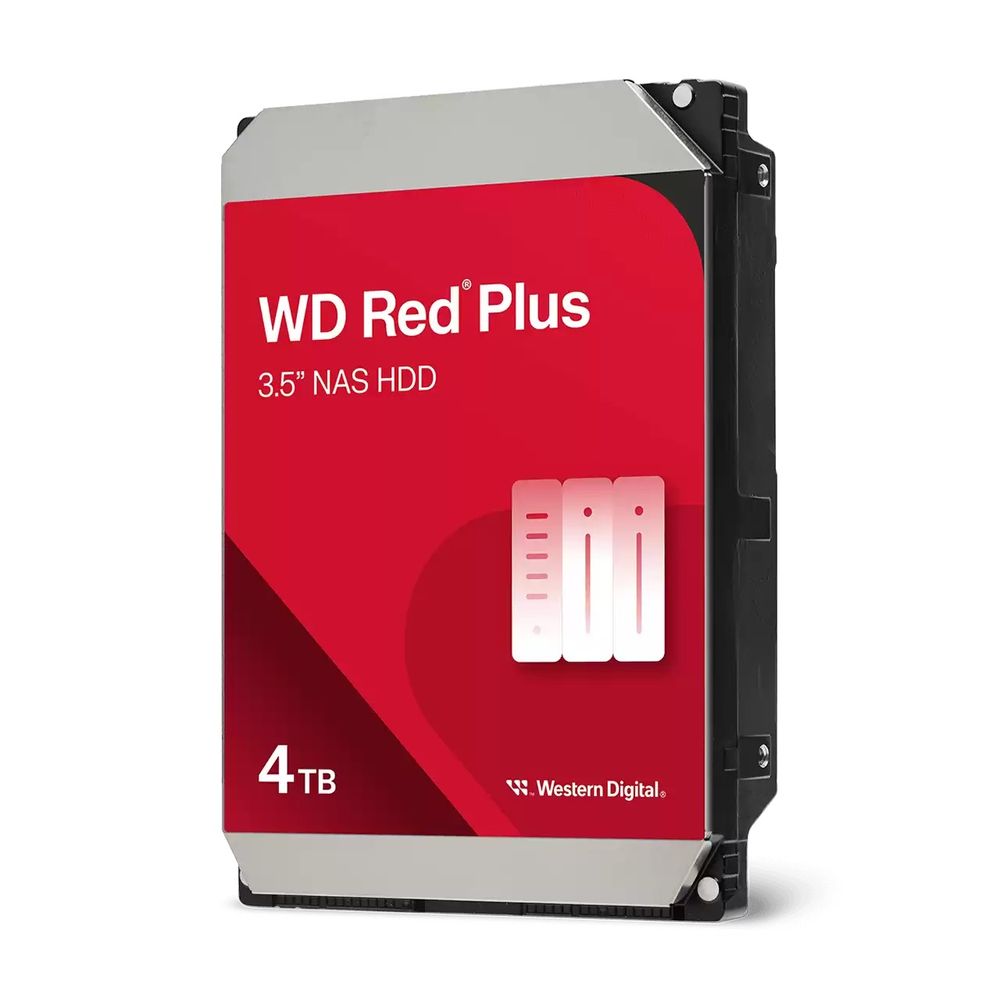 Western Digital（ウエスタンデジタル） WD Red Plus NAS向け SATA3 6Gbps(SATA6G) 3.5インチ 内蔵ハードディスク 4TB WD40EFPX内蔵HDD
