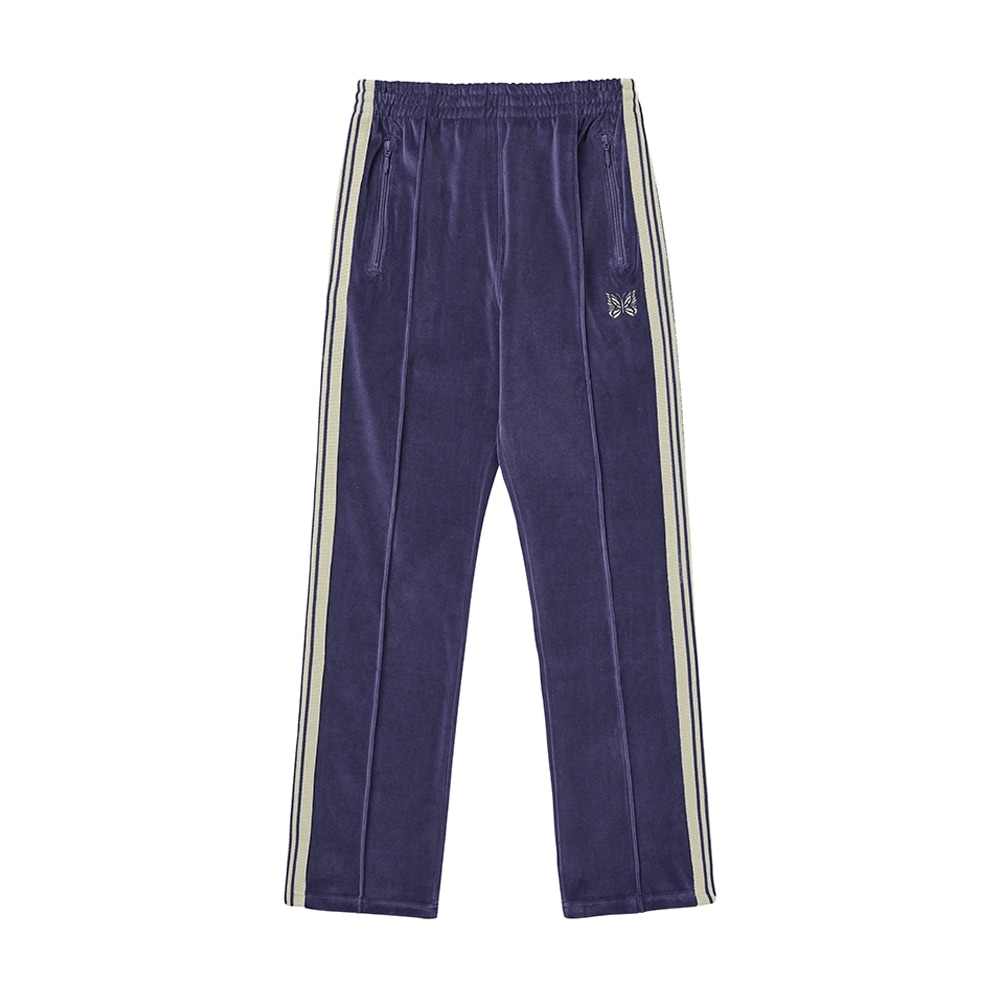 ニードルズ ベルベット ナロー トラック パンツ メンズ ロングパンツ RW325 A-Navy