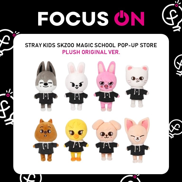 STRAYKIDS SKZOO PLUSH ORIGINAL VER. SKZS MAGIC SCHOOL MD