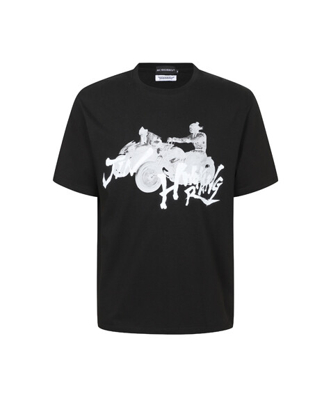 【SURGERY】26SS SURGERY x TEKKEN BIKER GRAPHIC T-SHIRTS : BLACK