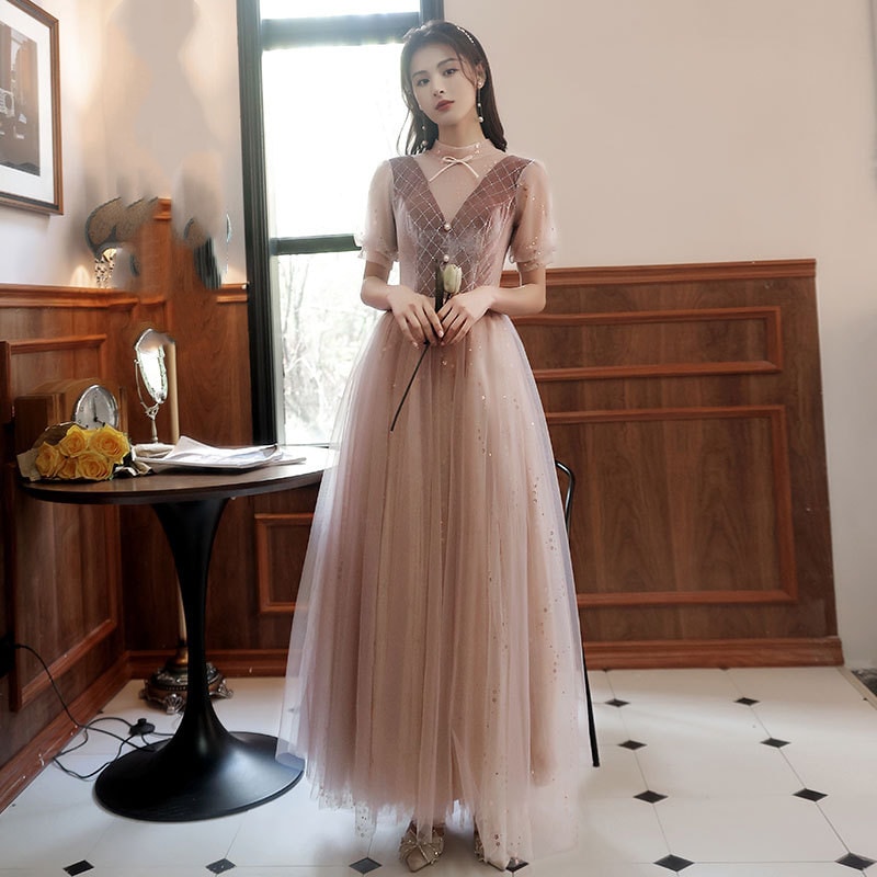 ウェディングドレス パーティードレス 花嫁の介添えドレス ロングドレス レディース 結婚式 披露宴 着痩せ エレガント 上品