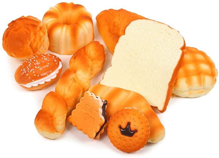 食品 サンプル パン スイーツ ディスプレイ リアル 見本 セット(パン10個カゴなし)