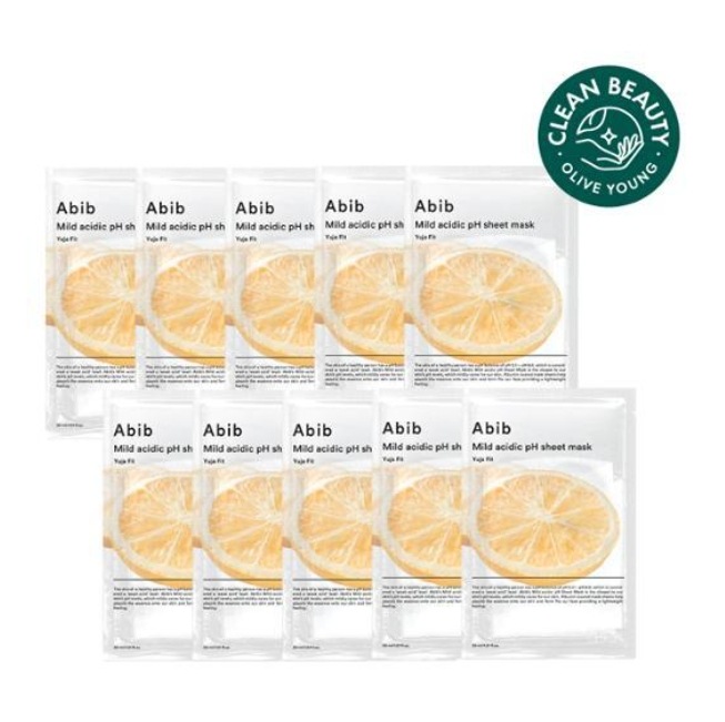 弱酸性pHシートマスク ゆずフィット 20P