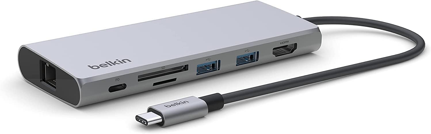 Belkin USB-C 7-in-1 マルチメディアハブ INC009btSGY