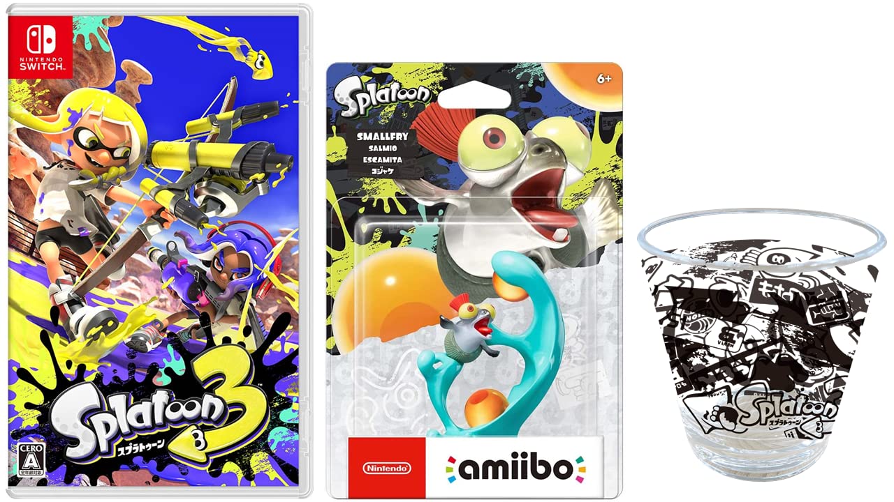 全国送料無料 【オリジナル輸送箱で配送】スプラトゥーン3 -Switch ＋amiibo コジャケ(スプラトゥーンシリーズ) (【Amazon.co.jp限定】アクリルタンブラー 同梱)