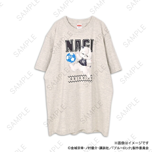 【新品/公式】 ブルーロック_Ms LUTRAコラボ ゆったりTシャツ(凪 誠士郎) 公式グッズ 公式ライセンス colleize コレイズ アニメ キャラクター グッズ