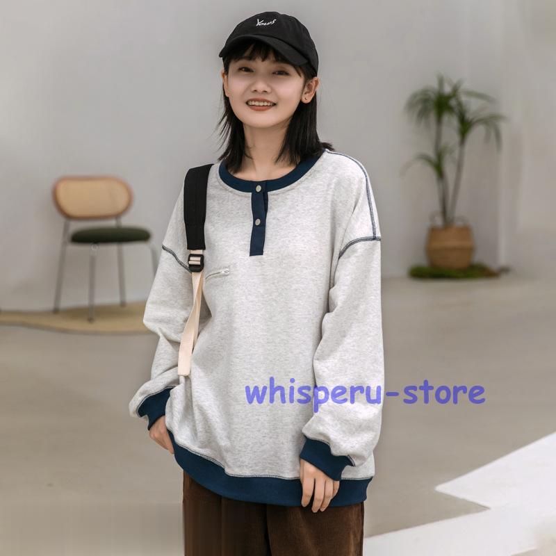 秋 冬パーカー スウェット トップス レディース シルエット カジュアル オーバーサイズ