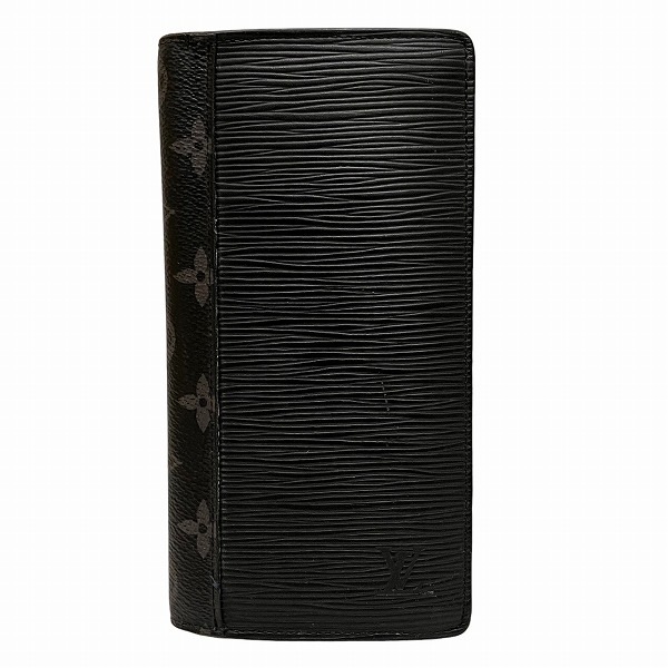 ルイヴィトン エクリプス ポルトフォイユ ブラザ M67728 長財布 二つ折り財布 【中古】