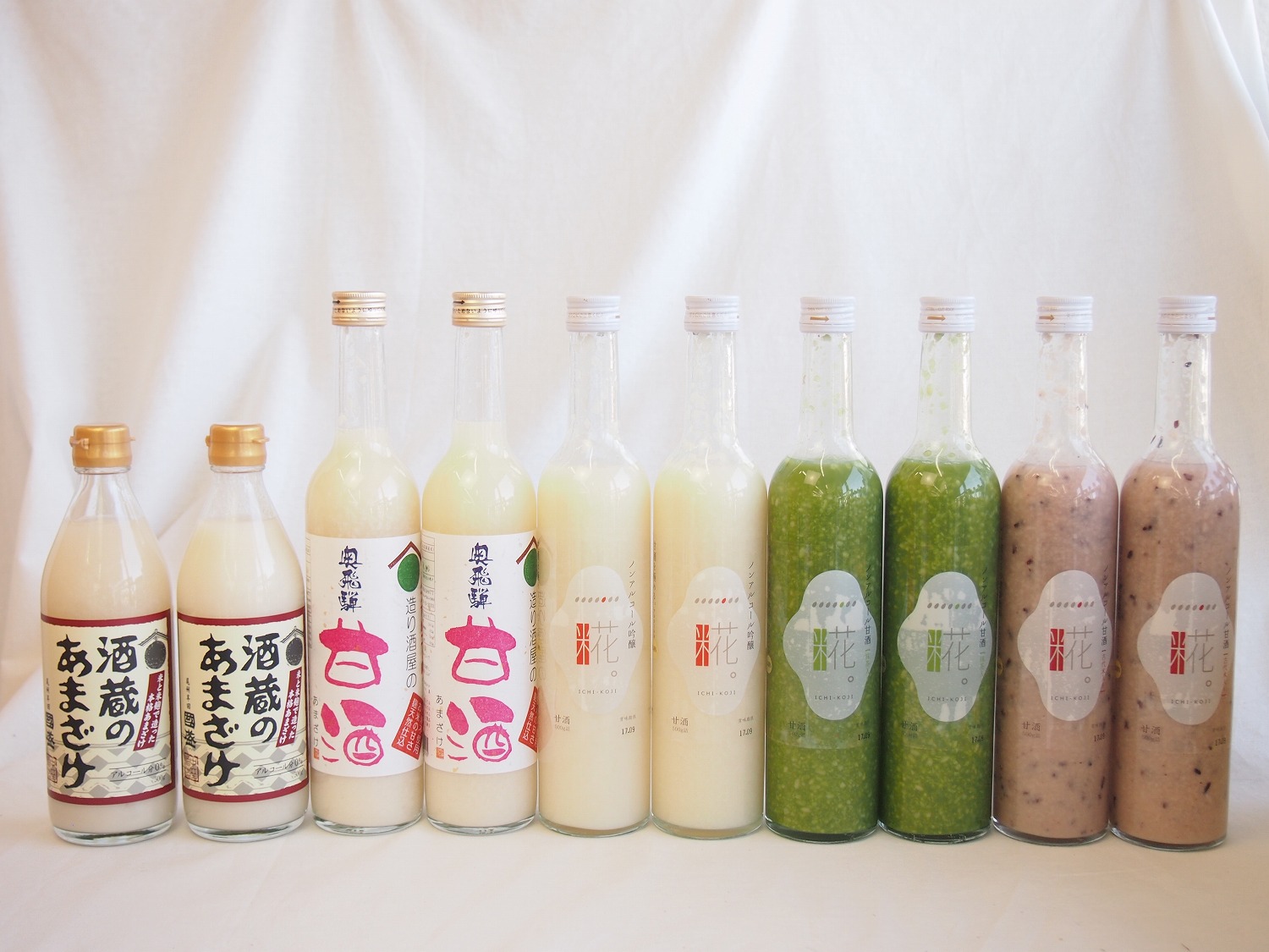 時間指定不可】 国産米ノンアルコール豪華甘酒10本セット 奥飛騨2本(岐阜) 古 一糀(吟醸2本 山崎 国盛酒蔵2本 その他 -  flaviogimenis.com.br