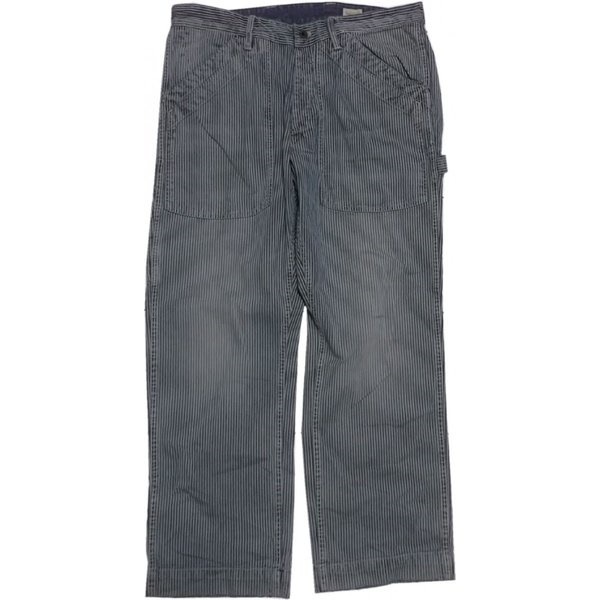 ペインターパンツ ユーズド加工 ヒッコリーストライプ PR3-029
