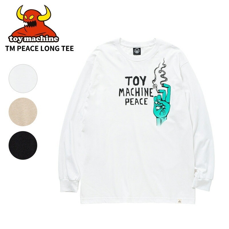 トイマシーン メンズ 長袖Tシャツ ロンT TOY MACHINE トップス カットソー ストリート スケーター tmpflt1