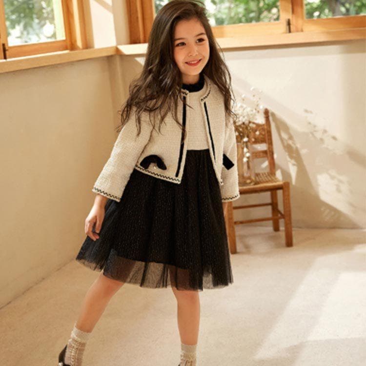 女の子セレモニードレスセットアップ2点セット卒園式スーツ女の子入学式スーツ女の子卒業式スーツ子服ワンピース女の子ボレロ