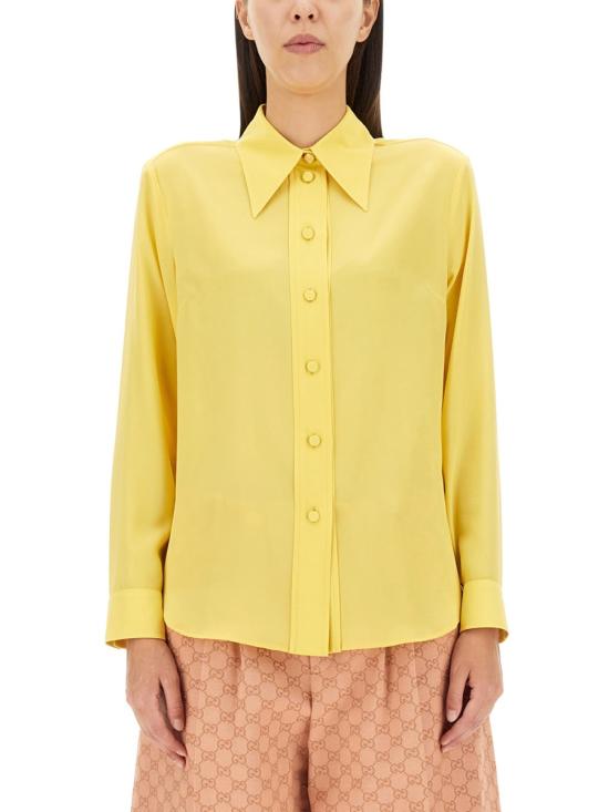GUCCI Women Shirts 751246 ZAAOG7518 YELLOW