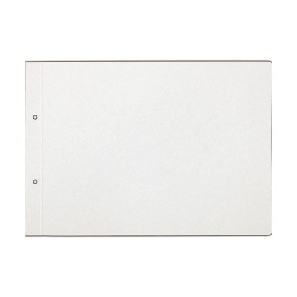 （まとめ） TANOSEE 板目表紙 A4ヨコ 2穴 1パック（10組20枚） [x30セット]