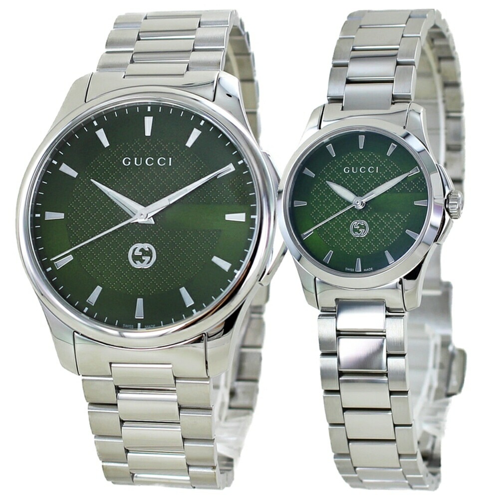 ペアギフト ペアウォッチ グッチ 腕時計 手表 Gタイムレス カップル ペア 婚約 結婚祝い 結婚記念日 夫婦 両親 プレゼント 特別な贈り物に gucci 時計 ya126369ya1265048