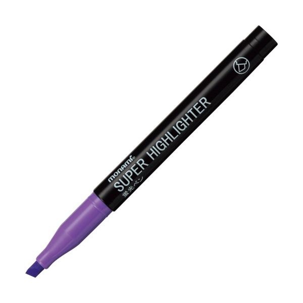 （まとめ）モナミ 蛍光ペン SUPERHIGHLIGHTER 紫 18406 1本 [x300]