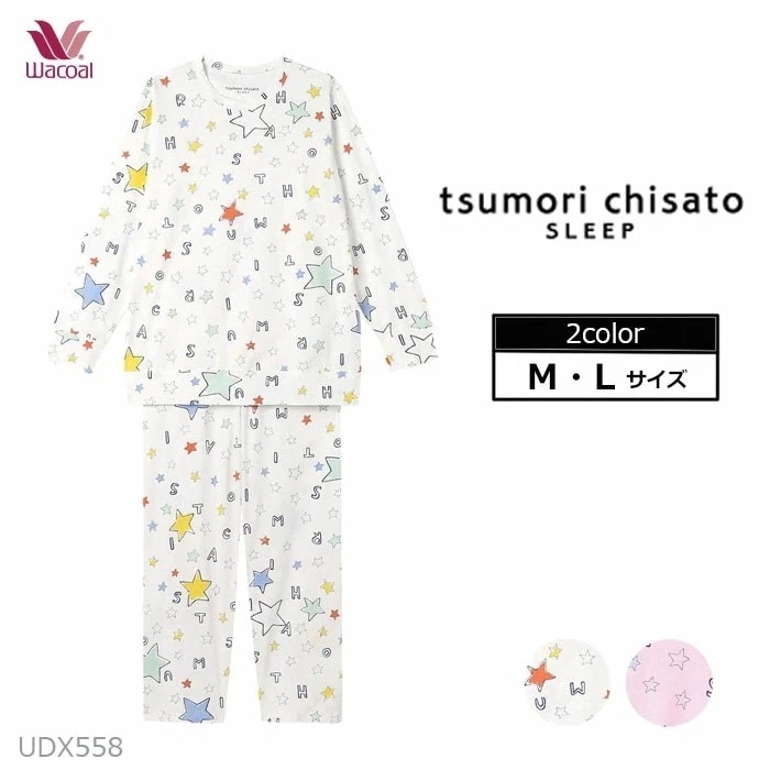 ワコール Wacoal 長袖パジャマ (M-Lサイズ) ツモリチサト UDX558 【P】