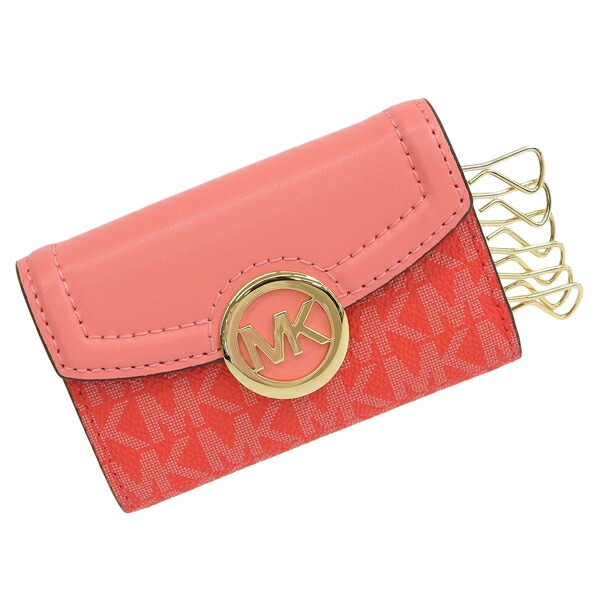 マイケルコース/MICHAEL KORS 6連キーケース 鍵入れ ホットピンク系 レディース d35