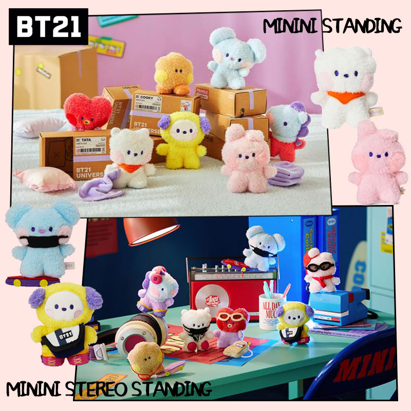 美品 BT21 BTS minini ミニニ ぬいぐるみ 全7種 Qoo10] BT21 BTS公式LINE FRIENDS MI : KPOP