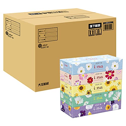 エリエール i:na（イーナ）ティシュー150組×60箱 【ケース品】