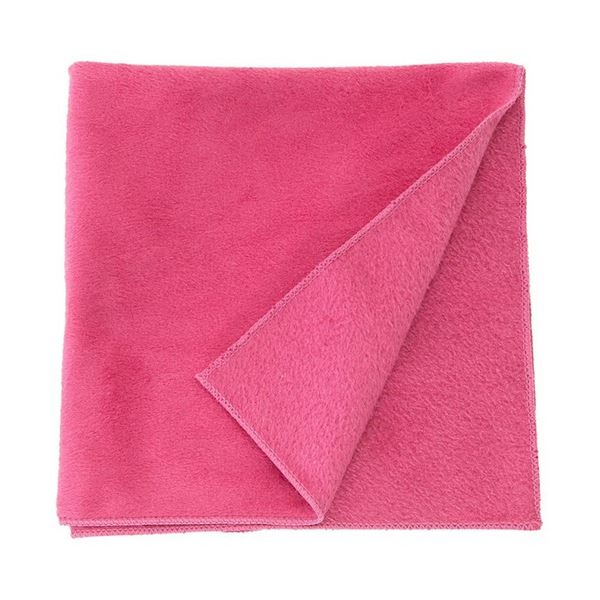 （まとめ）キング クリーニングクロス 30x30cm ワインレッド 1枚[x3]