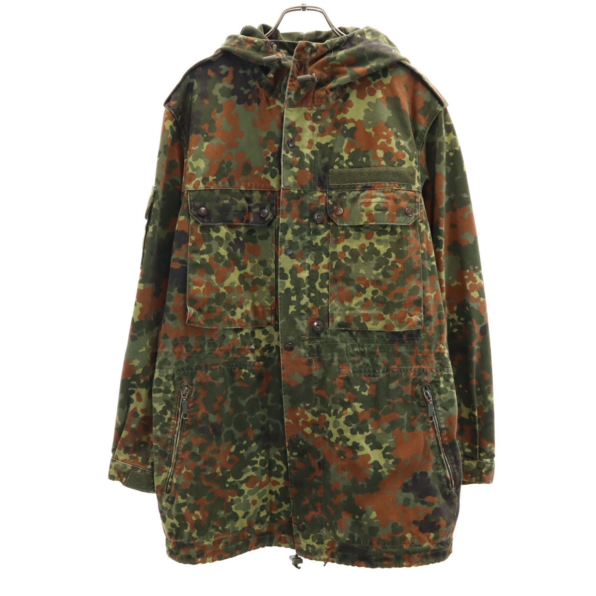 GERMAN MILITARY ドイツ軍 90s オールド フラクタル カモフラ ミリタリージャケット Gr.Nr.1 カーキグリーン メンズ 古着