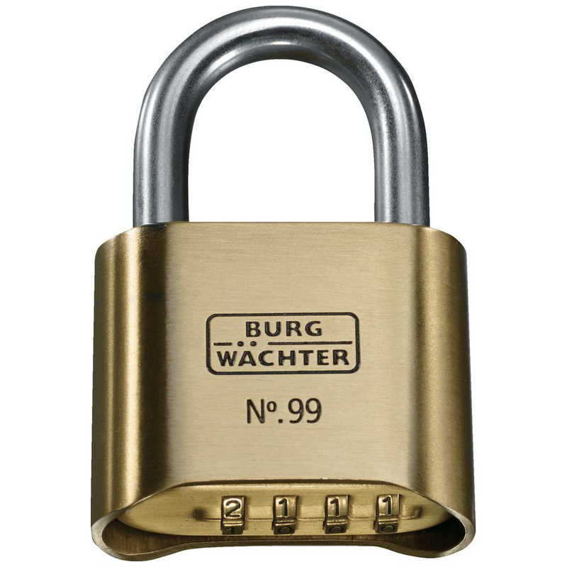 BURGWAECHTER　ブルクヴェヒターダイヤル式南京錠No9999Ni50SB 　37661